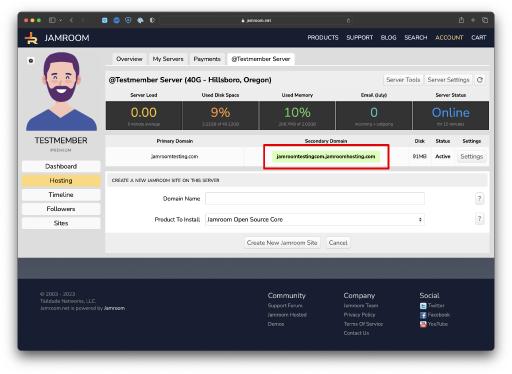 How to tell what Domain is the Active Domain