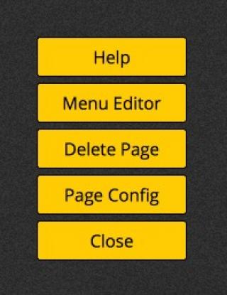 The Site Builder Menu