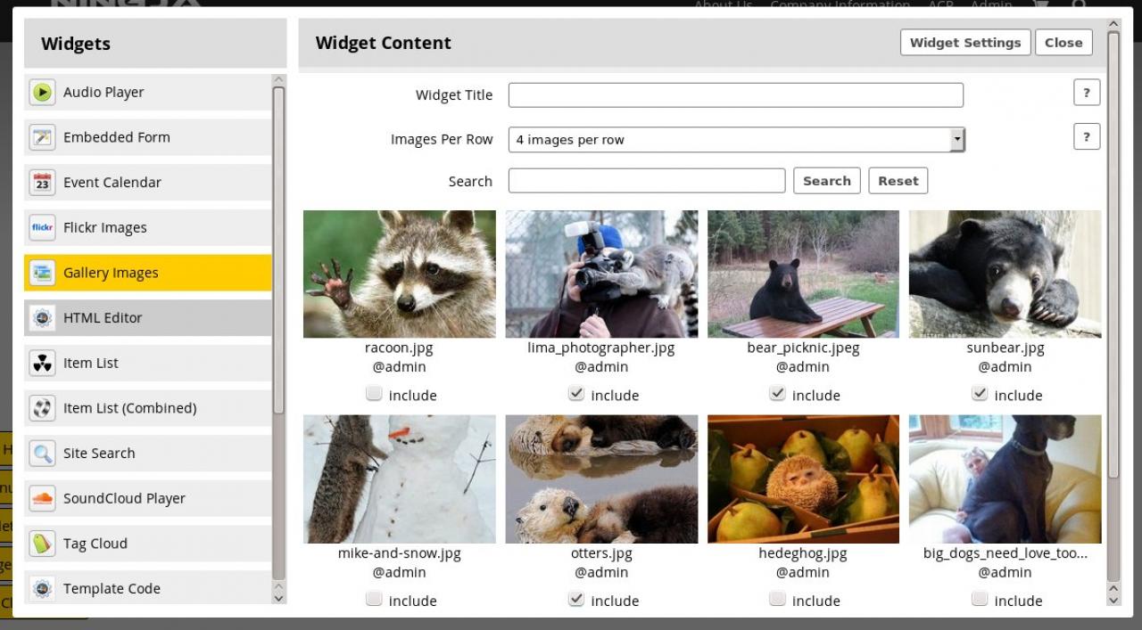 Widget: Gallery
