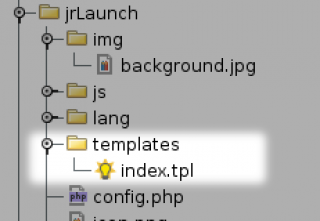 Templates - module has a /template/ directory